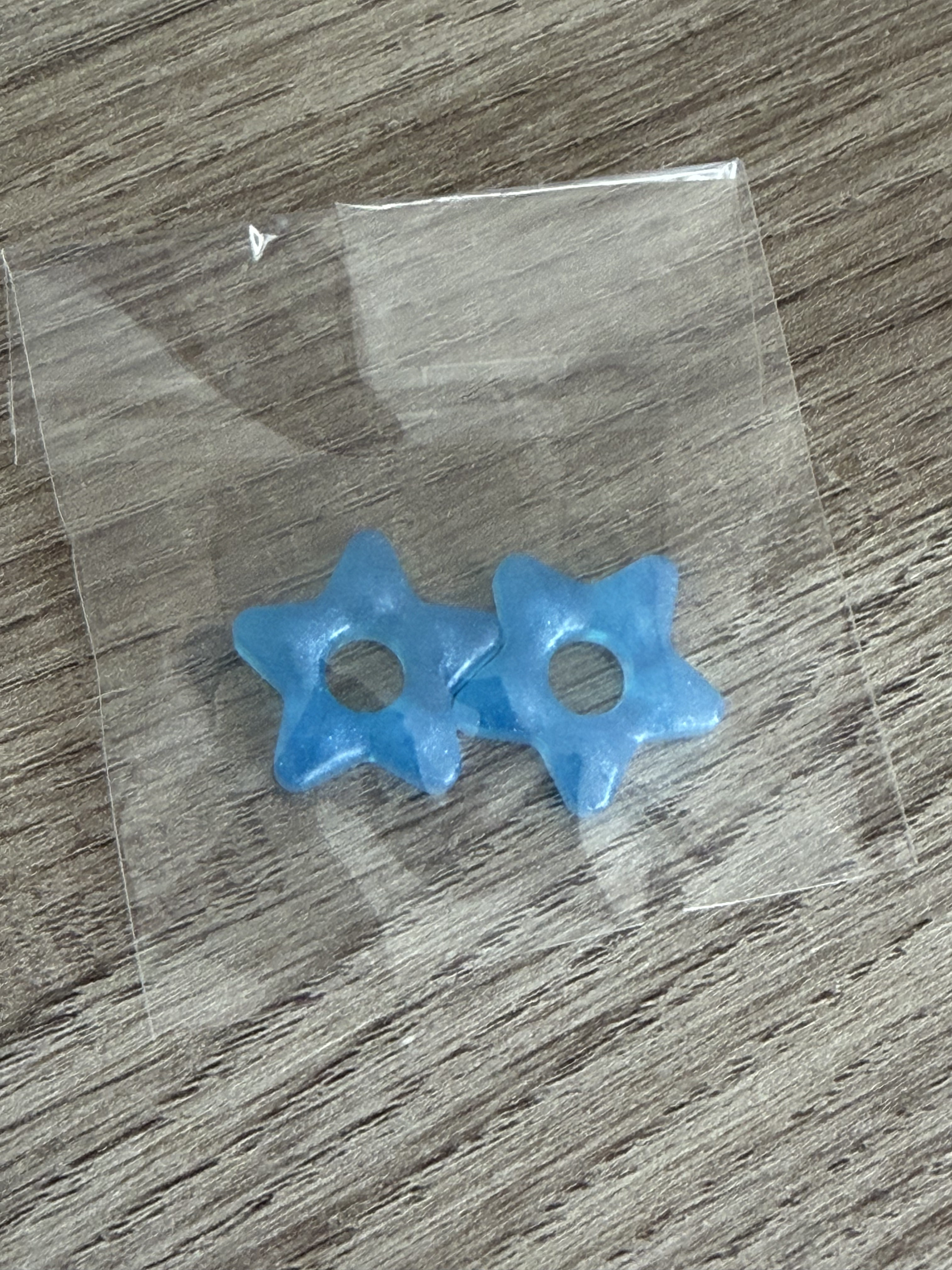 Pampilles étoile bleue