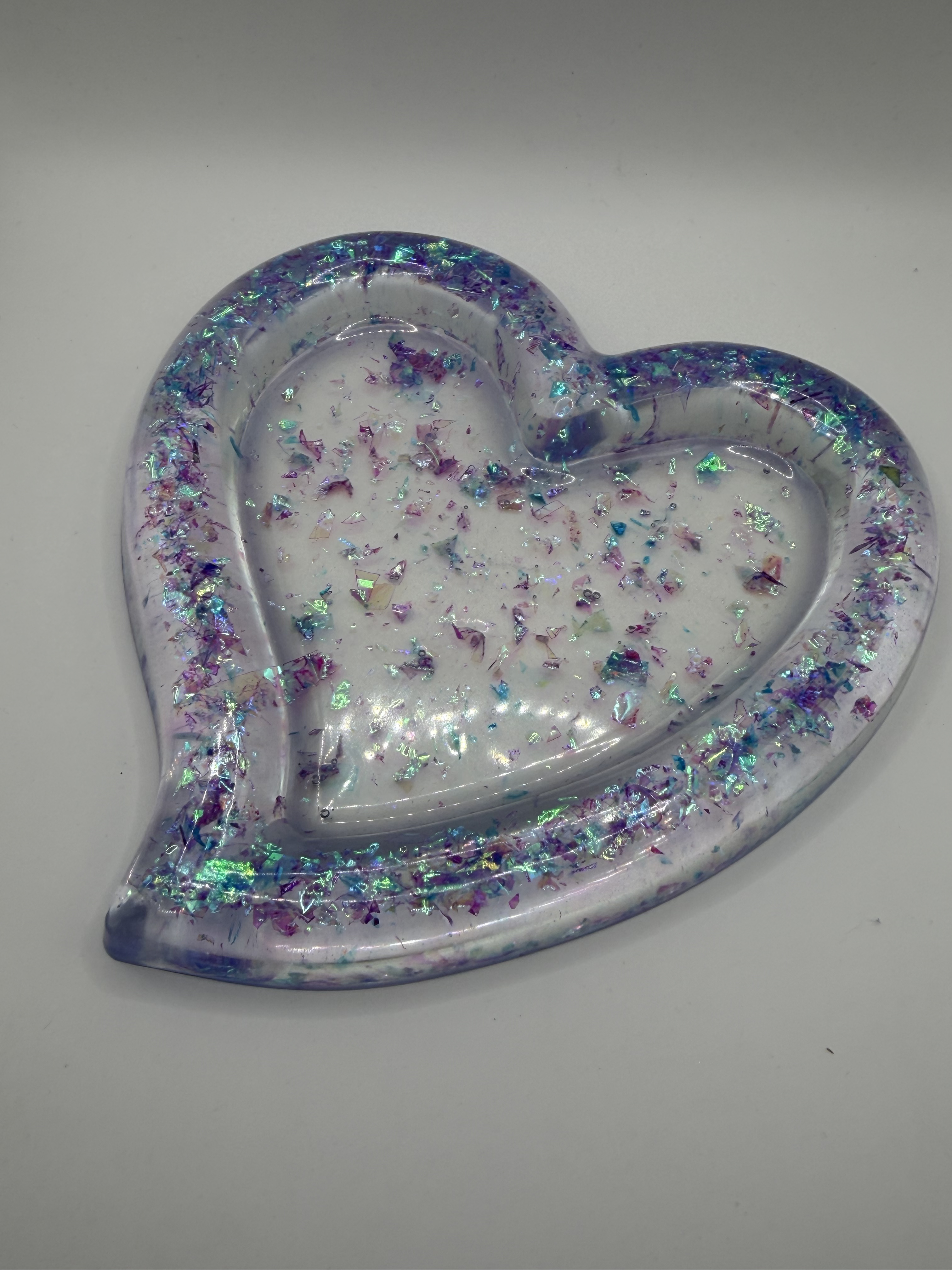 Coeur 15cm - paillette sirène