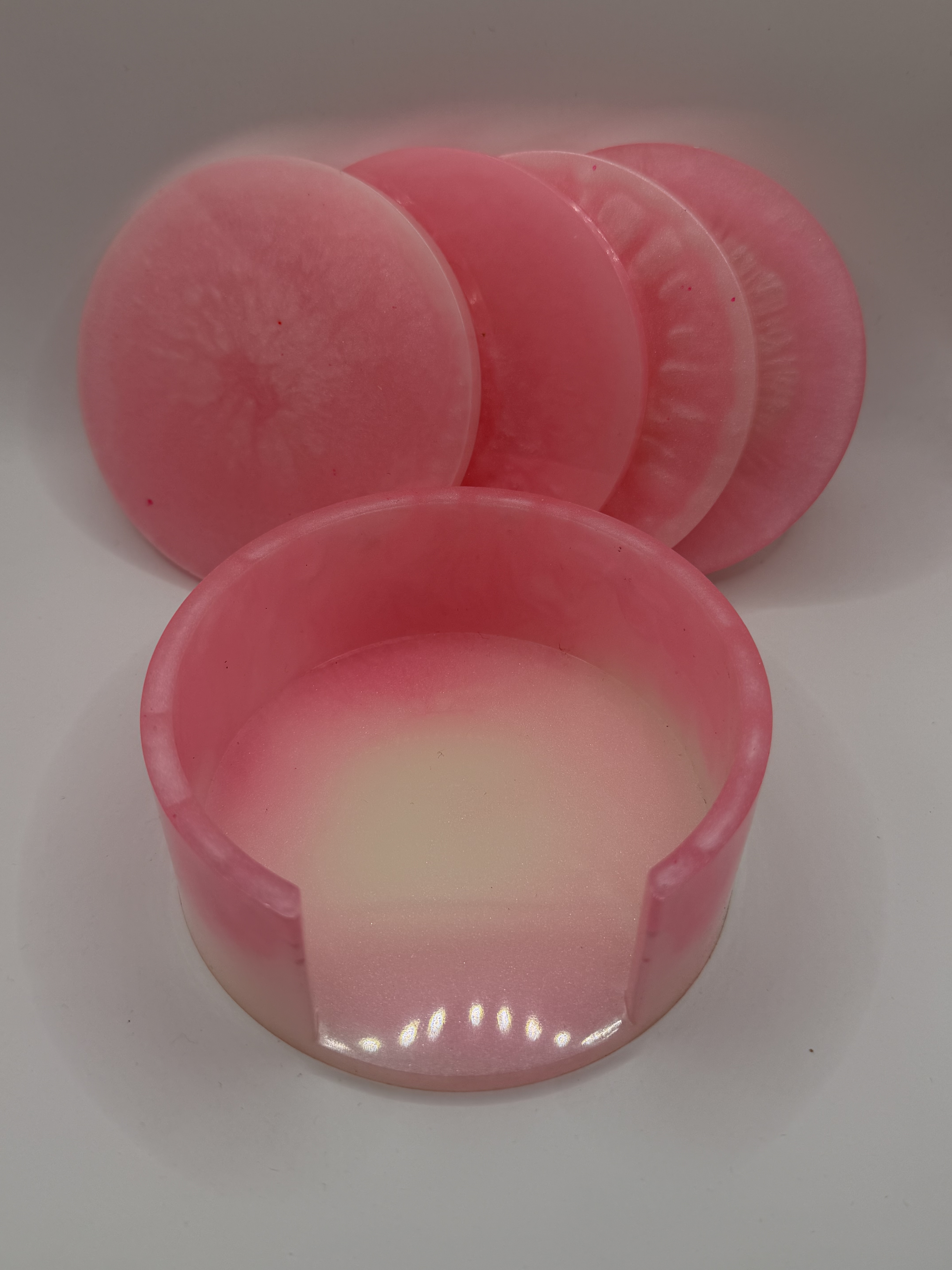 Dessous de verre - rose