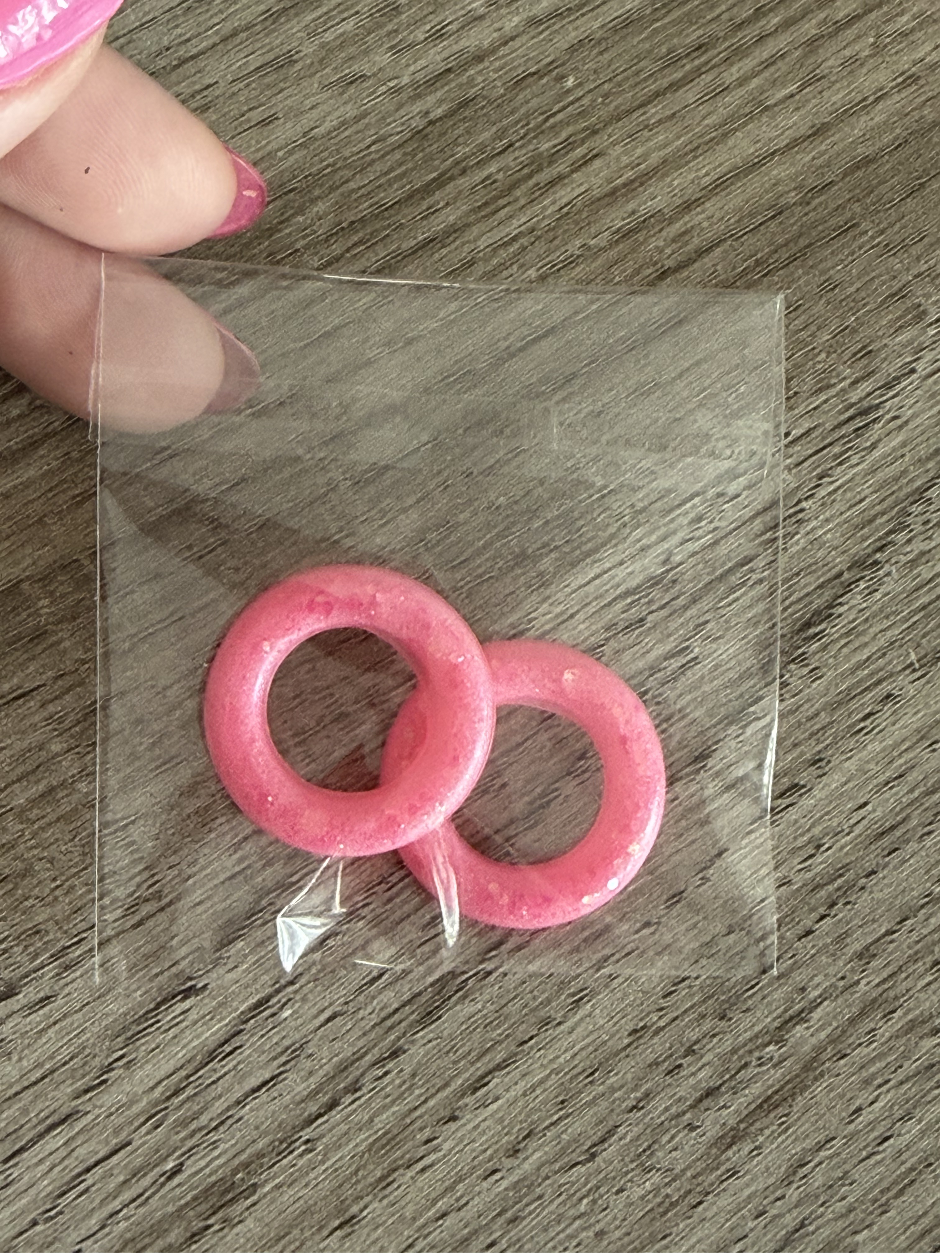 Pampilles cercle rose